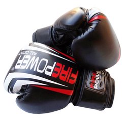 Боксерські рукавички Firepower FPBGA12 Чорні, 10oz, 10oz