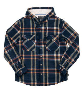 Рубашка Howitzer Allegiance Hooded Flannel Navy Orange, S