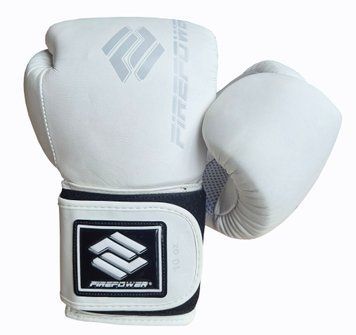 Боксерські рукавички Firepower FPBG2N Білі Матові 10oz