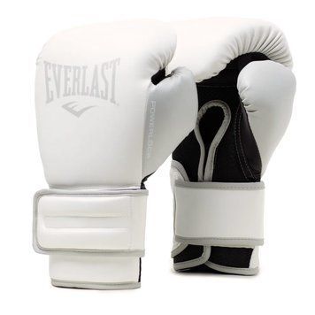 Боксерские перчатки Everlast Powerlock 2R Training Gloves Hook and Loop White, 12 oz