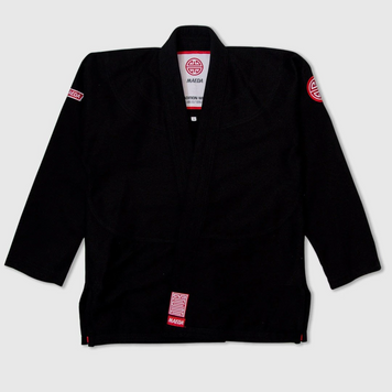 Дитяче кімоно для бразильського джиу-джитсу Maeda Red Label 2.0 Чорне M0000