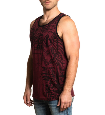 Майка Affliction Dust Cloud Tank Red Ochre, S