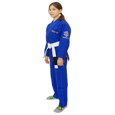 Детское кимоно для бразильского джиу-джитсу Firepower Ukraine Синее, М00, M00