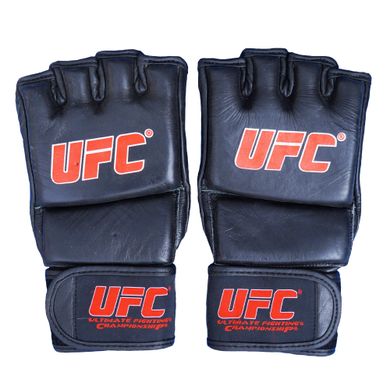 Перчатки ММА UFC Trening Черные, M, M
