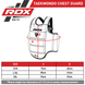 Защитный жилет для карате RDX T2 Karate Chest Guard Red\Blue, L/XL