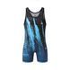 Дитяче трико для єдиноборств Peresvit Temper Kids Wrestling Singlet Blue Black, Синій-Чорний, YXL