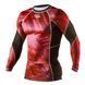 Рашгард Peresvit Immortal Silver Force Rashguard Long Sleeve Red Burn, Красный, S