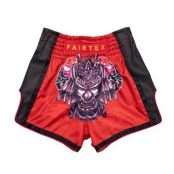 Детские тайские шорты Fairtex BSK2108 Kids Silent Warrior Red, Красный, 8-10 years