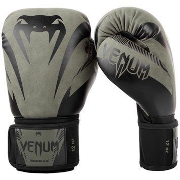 Боксерські рукавиці Venum Impact Boxing Gloves Khaki Black, 8 oz