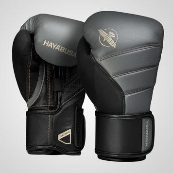 Боксерські рукавиці Hayabusa T3 Boxing Gloves Charcoal Black, 10 oz