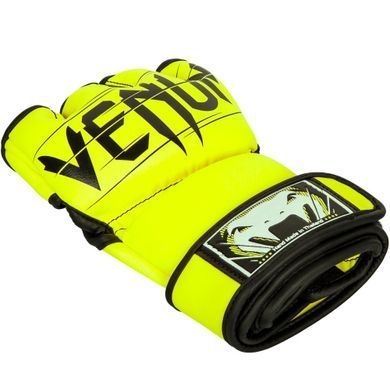 Перчатки Venum Undisputed 2.0 MMA Gloves - Semi Leather Yellow, L/XL