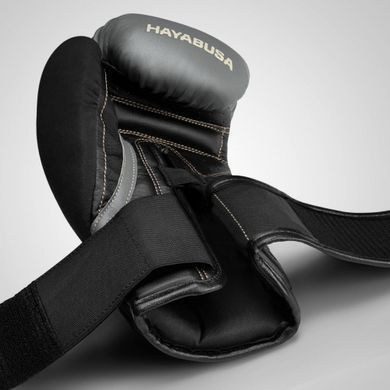 Боксерские перчатки Hayabusa T3 Boxing Gloves Charcoal Black, 10 oz