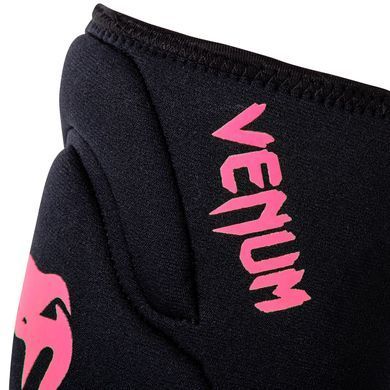 Наколенники Venum Kontact Gel Knee Pad Black Neo Pink, M/L
