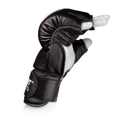 Перчатки для боев Free-Fight Черные, L
