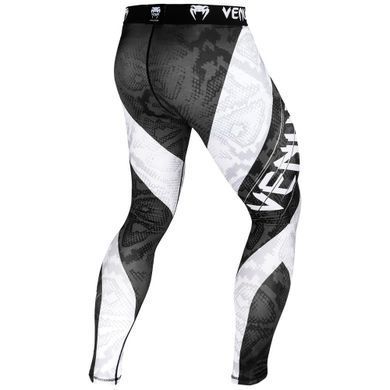 Компресійні штани Venum Amazonia 5 Spats Black, Чорний-Білий, S