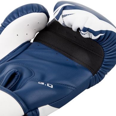 Боксерські рукавички Venum Challenger 3.0 Темно-сині з білим 16oz