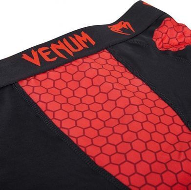 Компрессионные шорты Venum Absolute Compression Shorts Red Devil, Черный-Красный, XS
