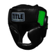Боксерський шолом TITLE Boxing Matrix Full Face Headgear Black Neon Green, Reg