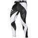 Компресійні штани Venum Amazonia 5 Spats Black, Чорний-Білий, S