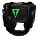 Боксерський шолом TITLE Boxing Matrix Full Face Headgear Black Neon Green, Reg