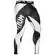 Компресійні штани Venum Amazonia 5 Spats Black, Чорний-Білий, S