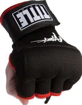 Бинти-рукавички TITLE Boxing ATTACK Nitro Speed Wraps Чорні з червоним M