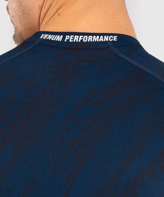 Рашгард UFC Venum FIGHT WEEK 4.0 Men's Long Sleeve Rashguards Blue, Темно-синий, S