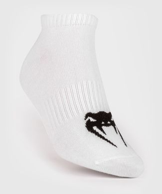 Шкарпетки Venum Classic Footlet Sock set of 3 White Black, 37-39
