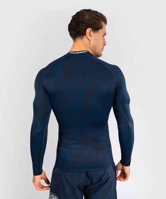 Рашгард UFC Venum FIGHT WEEK 4.0 Men's Long Sleeve Rashguards Blue, Темно-синий, S