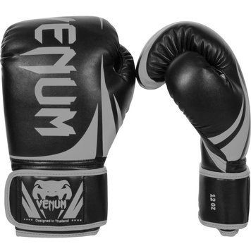 Боксерські рукавиці Venum Challenger 2.0 Black Grey, 16 oz