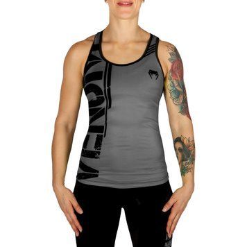 Майка Venum Power Tank Top Black Grey, Чорний-Сірий, XS