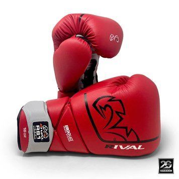Боксерские перчатки Rival RS1 Leather Pro Sparring Gloves Red, 18 oz