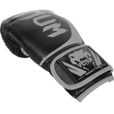 Боксерські рукавиці Venum Challenger 2.0 Black Grey, 16 oz