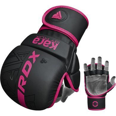 Перчатки для MMA RDX F6 Kara Shooter Sparring Gloves Matte Pink, XS/S