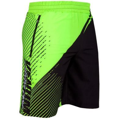 Шорты Venum Training Camp Shorts Black Neo Yellow, Черный-Лаймовый, L