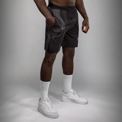Спортивні шорти Venum Nexus Training Shorts Black Silver, Чорний-Сірий, S