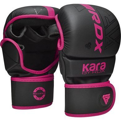 Перчатки для MMA RDX F6 Kara Shooter Sparring Gloves Matte Pink, XS/S