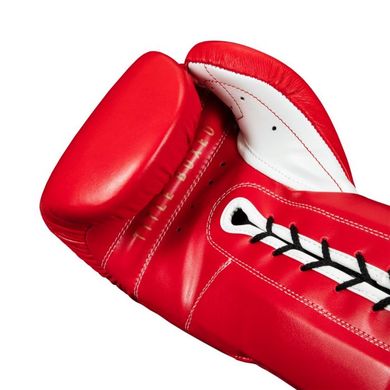 Боксерские перчатки TITLE Boxeo Mexican Leather Lace Training Красные, 18oz, 18oz