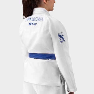 Жіноче кімоно для бразильського джиу-джитсу Hayabusa UFC BJJ (Штани Twill) Біле F0