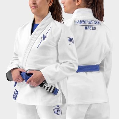 Жіноче кімоно для бразильського джиу-джитсу Hayabusa UFC BJJ (Штани Twill) Біле F0
