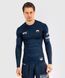 Рашгард UFC Venum FIGHT WEEK 4.0 Men's Long Sleeve Rashguards Blue, Темно-синий, S