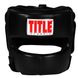 Шлем боксерский для тренировок с бампером TITLE Classic Face Protector 2.0 (Youth) Черный, Детский, Дитячий