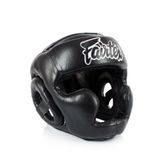 Детский боксерский шлем Fairtex HGK15 Headguard for Kids Black, 6-8 years