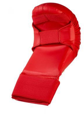 Рукавички для карате Adidas з ліцензією WKF | червоний | 661.22
