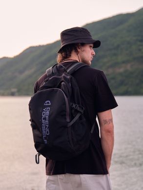 Рюкзак MANTO Backpack Cross Black Purple, Чорний