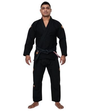 Кимоно для бразильского джиу-джитсу Tatami Estilo Gold Label Черное A0