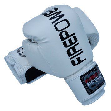 Боксерські рукавички Firepower FPBGA1 Білі 10oz