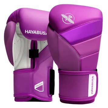 Боксёрские перчатки Hayabusa T3 Neon Boxing Gloves Neon Purple, 12 oz