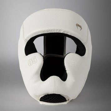 Боксерський шолом Venum Impact Evo Scales Headgear Ivory, Універсальний
