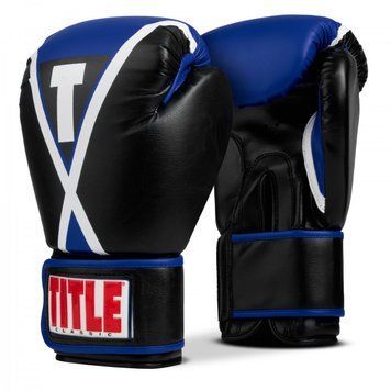 Боксерські рукавички TITLE Classic X-Press Boxing Сині 12oz